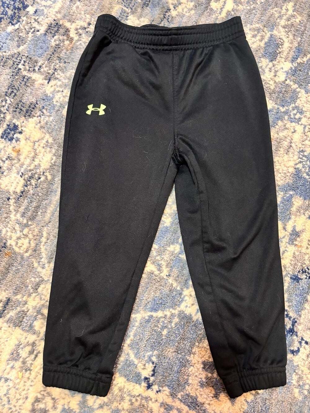 Under Armour Pants Boy's 6 Black UA Joggers